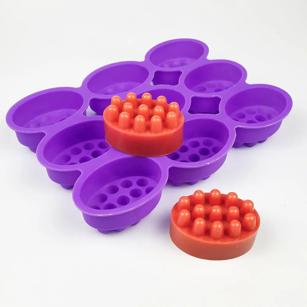 2 Hole Silicone Soap Mold Oval - đánh giá và giá Soap Making Kit For Beginners