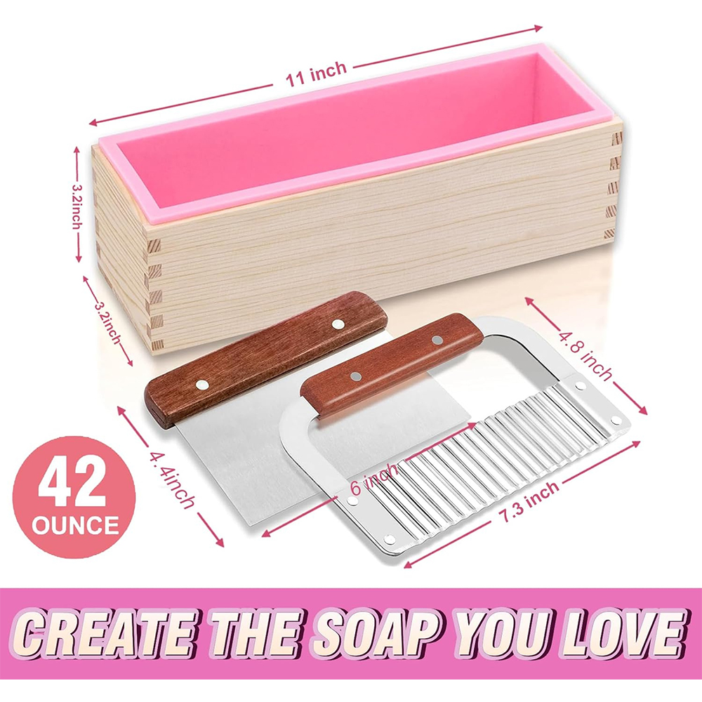 Rectangular Handmade Soap Mold - đánh giá và giá Soap Making Kit For Beginners