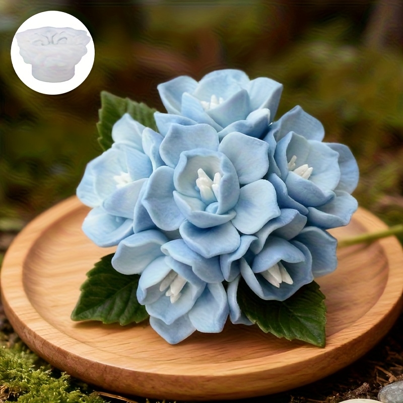 1 Hydrangea Candle Silicone Mo - đánh giá và giá Soap Making Ins