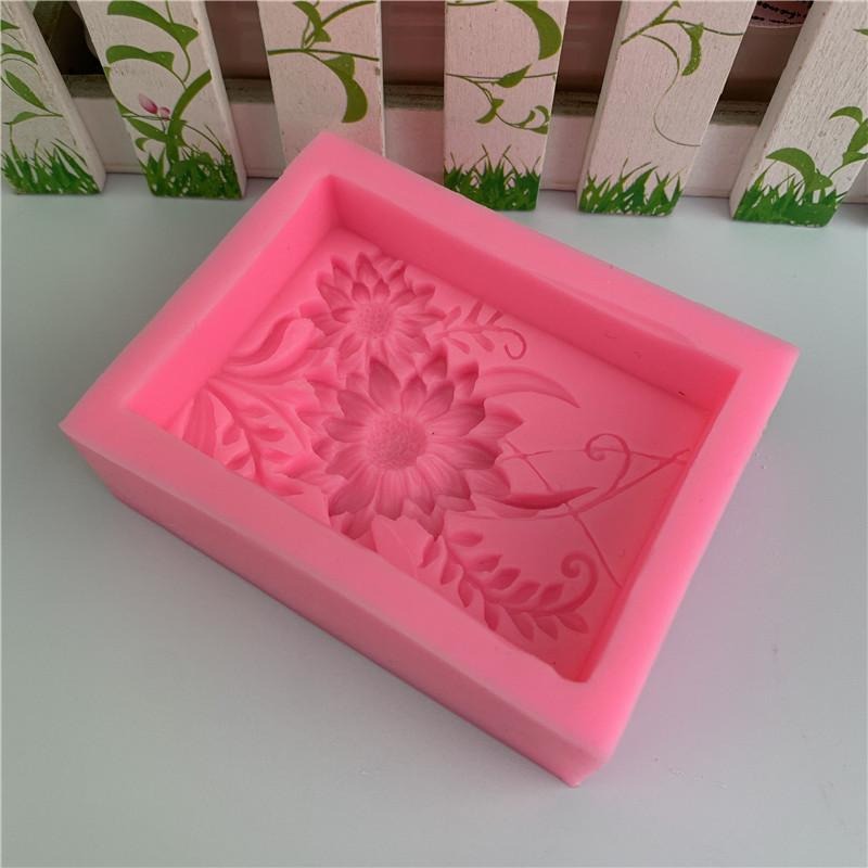 1pc 3D Square Rose Flower Sili - đánh giá và giá Soap Making Kit For Beginners