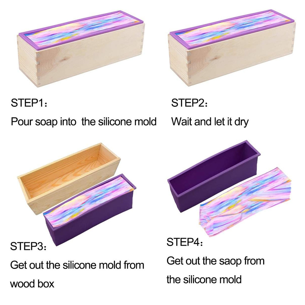1.2L Silicone Soap Molds Kit 4 - đánh giá và giá Soap Making Kit For Beginners
